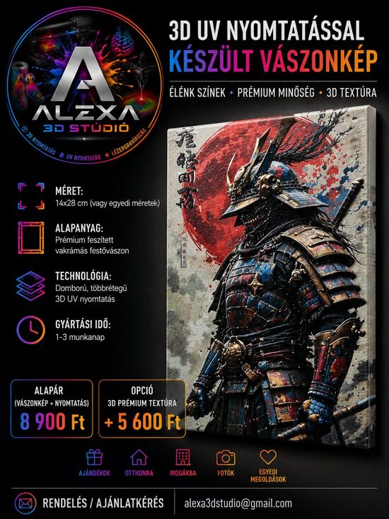 3D UV Vászonképek