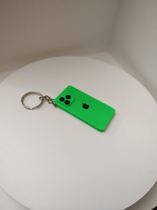 Iphone alakú kulcstartó