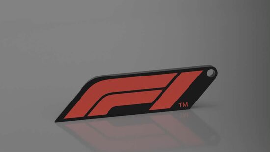 F1 kulcstartó